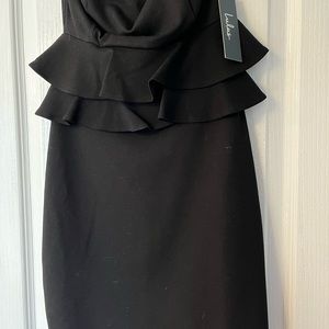 Lulus black strapless mini dress